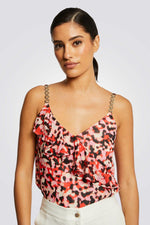 MORGAN - גופיית הדפס בגוון ורוד - MASHBIR//365