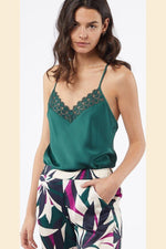 ETAM - גופיית סאטן JADE ירוקה - MASHBIR//365