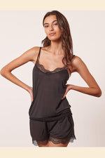 ETAM - גופיית WARM DAY שחורה - MASHBIR//365