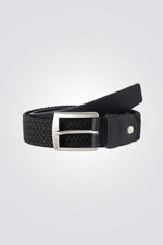 WRANGLER - חגורת WEBBING BELT שחורה - MASHBIR//365