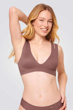 SLOGGI - גוזיה ZERO FEEL FLOW לנשים בצבע חום - MASHBIR//365