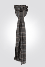 KENNETH COLE - צעיף לגבר בצבע אפור ובז' - MASHBIR//365