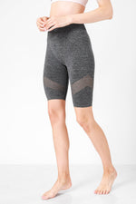 KENNETH COLE - טייץ אורך ברך שילוב רשת אפור כהה - MASHBIR//365