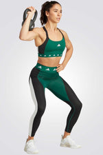 ADIDAS - טייץ TECHFIT COLORBLOCK 7/8 LEGGINGS בצבע ירוק - MASHBIR//365