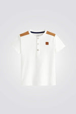 OBAIBI - טישירט אלגנטית לתינוקות בצבע לבן - MASHBIR//365