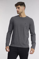 NAUTICA - טישירט BASIC אפורה - MASHBIR//365