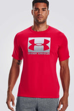 UNDER ARMOUR - טישירט Boxed Sportstyle בצבע אדום - MASHBIR//365