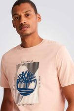 TIMBERLAND - טישירט BRAND CARRIER TREE ורודה - MASHBIR//365