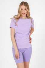 CHAMPION - טישירט CREWNECK לנשים בצבע לילך - MASHBIR//365