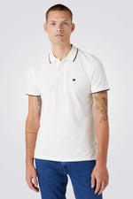 WRANGLER - טישירט פולו בצבע לבן - MASHBIR//365