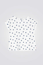 OBAIBI - טישירט הדפס אוכמניות כחול - MASHBIR//365