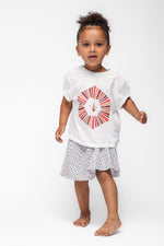 OKAIDI - טישירט קצרה לילדות בצבע לבן - MASHBIR//365