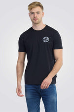 NAUTICA - טישירט קצרה עם לוגו בצבע שחור - MASHBIR//365