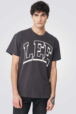 LEE - טישירט קצרה WASHED שחורה - MASHBIR//365