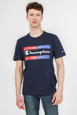 CHAMPION - טישירט לגבר בצבע נייבי - MASHBIR//365