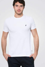 NAUTICA - טישירט לוגו בצבע לבן - MASHBIR//365