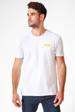 EMPORIO VALENTINI - טישירט לוגו לבנה עם גרפיטי קטן - MASHBIR//365