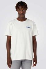 WRANGLER - טישירט עם לוגו בצבע לבן - MASHBIR//365