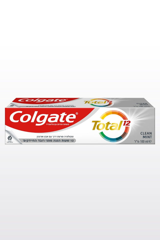 Colgate - קולגייט משחת שיניים טוטאל קלין מינט 100 מ"ל - MASHBIR//365
