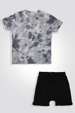 DIADORA - חליפת טאי דאי לילדים בצבע אפור ושחור - MASHBIR//365