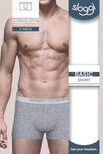 SLOGGI - מארז 2 בוקסרים 24/7 Short אפורים - MASHBIR//365
