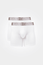 DELTA - מארז 2 בוקסרים ארוכים D-POUCH בצבע לבן - MASHBIR//365