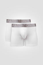 DELTA - מארז 2 בוקסרים קצרים D-POUCH בצבע לבן - MASHBIR//365