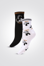 DELTA - מארז 2 גרבי רבע TROPICAL MICKEY - MASHBIR//365