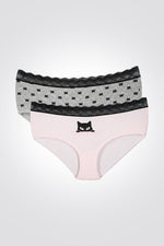 DELTA - מארז 2 תחתוני היפסטר CATS ALL OVER - MASHBIR//365