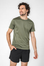 DELTA - מארז 2 חולצות דריי פיט בצבע ירוק זית - MASHBIR//365