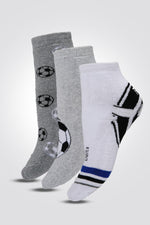 DELTA - מארז 3 גרביים באורך רגיל SOCCER PACK - MASHBIR//365