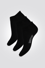 KENNETH COLE - מארז גרבי סניקרס חלקות לגברים בצבע שחור - MASHBIR//365