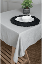 ASHRAM - מפת שולחן דגם ליאו 145X400 בצבע אפור - MASHBIR//365