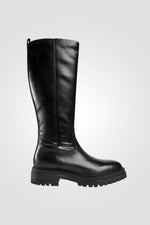 GEOX - מגף מעור D IRIDEA C בצבע שחור - MASHBIR//365