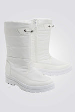 SEVENTYNINE - מגפיים לנשים דגם רימיני בצבע לבן - MASHBIR//365