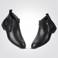 KENNETH COLE - מגפון עור שני רוכסנים בצבע שחור - MASHBIR//365 - 3