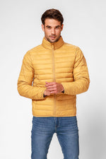 KENNETH COLE - מעיל פוף בצבע חרדל - MASHBIR//365