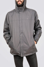 Tommy Hilfiger - מעיל גשם בצבע אפור - MASHBIR//365