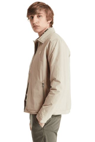 TIMBERLAND - מעיל רוח לגברים WNTRSED STRAHAM בצבע אפור - MASHBIR//365