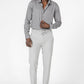 KENNETH COLE - מכנס אלגנט עם שרוך בצבע אפור - MASHBIR//365 - 3