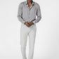 KENNETH COLE - מכנס אלגנט עם שרוך בצבע אפור - MASHBIR//365 - 1