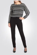 PUNT ROMA - מכנס נשים בצבע שחור - MASHBIR//365