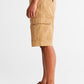 TIMBERLAND - מכנסי ברמודה מכנסי CARGO בצבע חאקי - MASHBIR//365 - 4