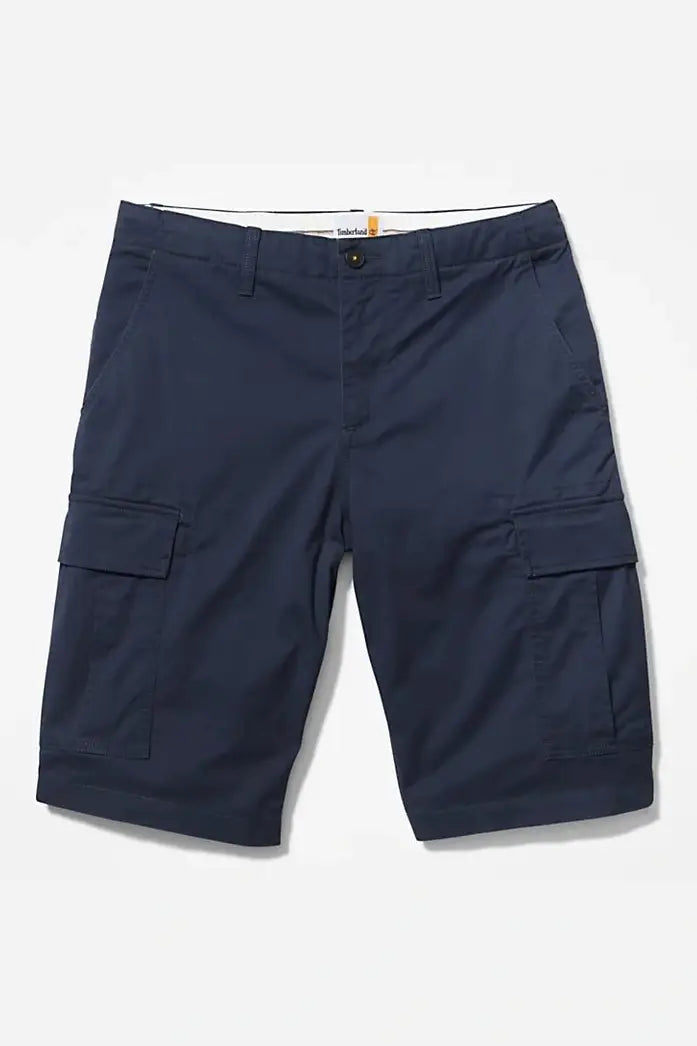 TIMBERLAND - מכנסי ברמודה מכנסי CARGO בצבע נייבי - MASHBIR//365