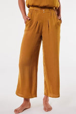 ETAM - מכנסי פיג'מה RUSTICA חרדל - MASHBIR//365