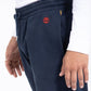 TIMBERLAND - מכנסי טרנינג עם לוגו המותג רקום בצד צבע נייבי - MASHBIR//365 - 4