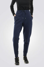 NAUTICA - מכנסי טרנינג עם לוגו רקמה בצבע נייבי - MASHBIR//365