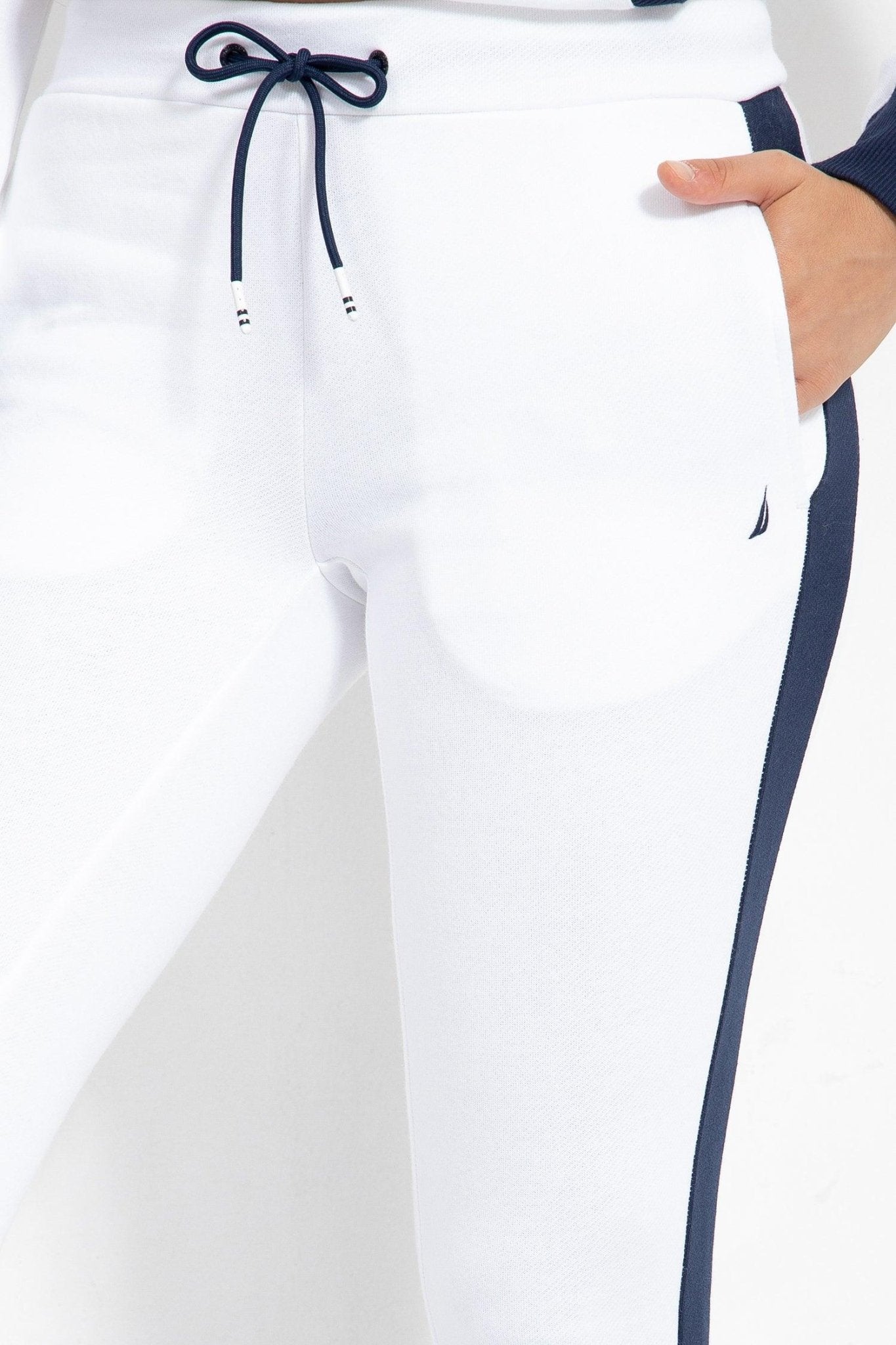 NAUTICA - מכנסי טרנינג STRIPE לבן - MASHBIR//365
