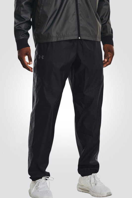 UNDER ARMOUR - מכנסיים ארוכים Legacy Woven Pants בצבע שחור - MASHBIR//365