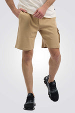 NAUTICA - מכנסיים קצרים בסגנון ”סיילור” בצבע בז' - MASHBIR//365